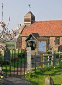 St Magaret Hunningham from the road